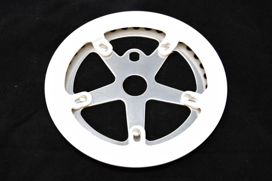 BMX Chainring 36 Teeth White Suits OPC Or 3 Piece BB, Old School, Modern & Kids Bikes