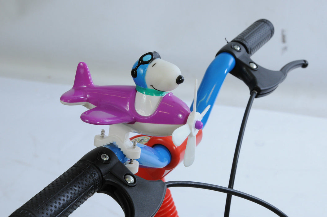 SNOOPY BICYCLE BIKE HANDLEBAR AEROPLANE TOY IDEAL GREAT PRESENT BIG DISCOUNT PURPLE