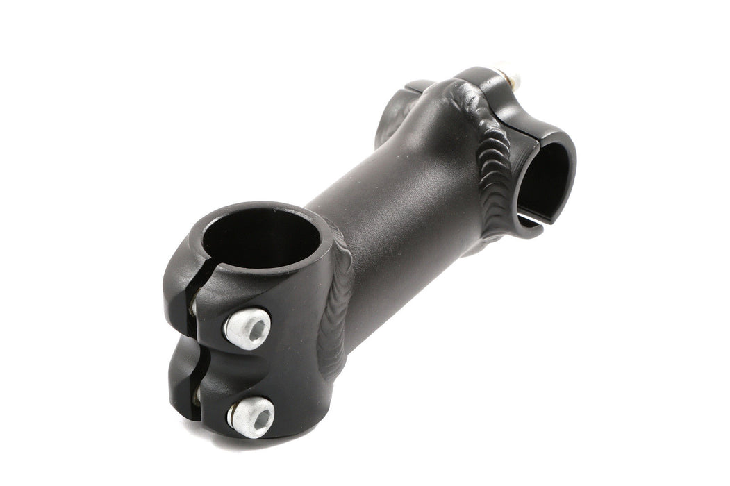 28.6mm AHEAD MTB HANDLEBAR STEM SHORT MATT BLACK ALLOY FOR 25.4mm HANDLEBARS