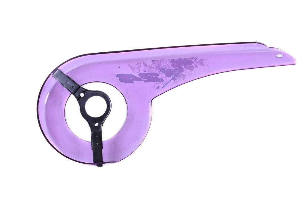 24” WHEEL BIKE CHAINGUARD PROTECTOR SMOKE PURPLE 24"BIKE BANJO TYPE CHAINGUARD