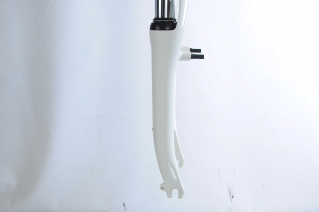 700c SUNTOUR CR-8 SUSPENSION FORK PRELOAD ADJUST 1 1-8” 255mm V BRAKE WHITE