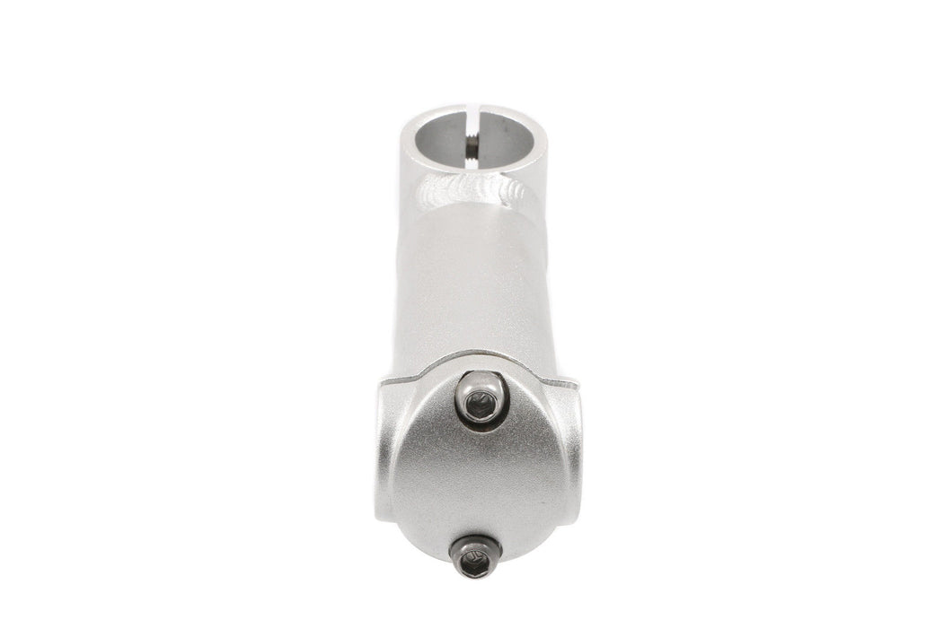 120mm REACH 15 DEGREE RISE ALLOY BIKE HANDLEBAR STEM 28.6mm SANDBLAST SILVER