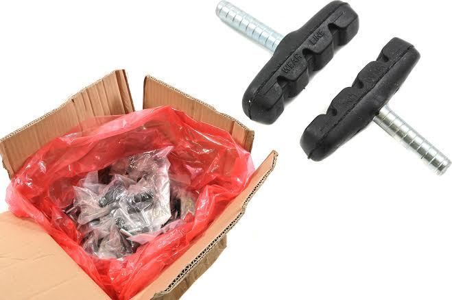 WHOLESALE JOB LOT 200 PAIRS (400) MTB BIKE CANTILEVER BRAKE BLOCKS BLOCKS-PADS