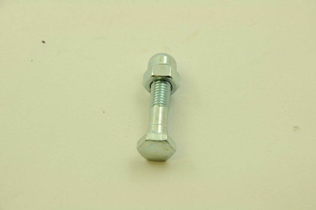 CHOPPER ERA SEAT POST BOLT, SADDLE PIN BOLT 40mm x 8mm CHROME DOMED ACORN NUT