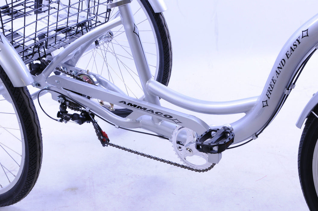 ADULT DISABILITY TRIKE LARGE 26" WHEEL 6 SPEED,ALLOY FRAME TRICYCLE