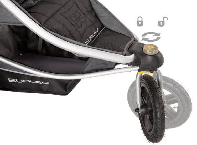 BURLEY SOLSTICE STROLLER JOGGER, BUGGY, PUSHCHAIR GREEN + SUSPENSION RRP £399.99