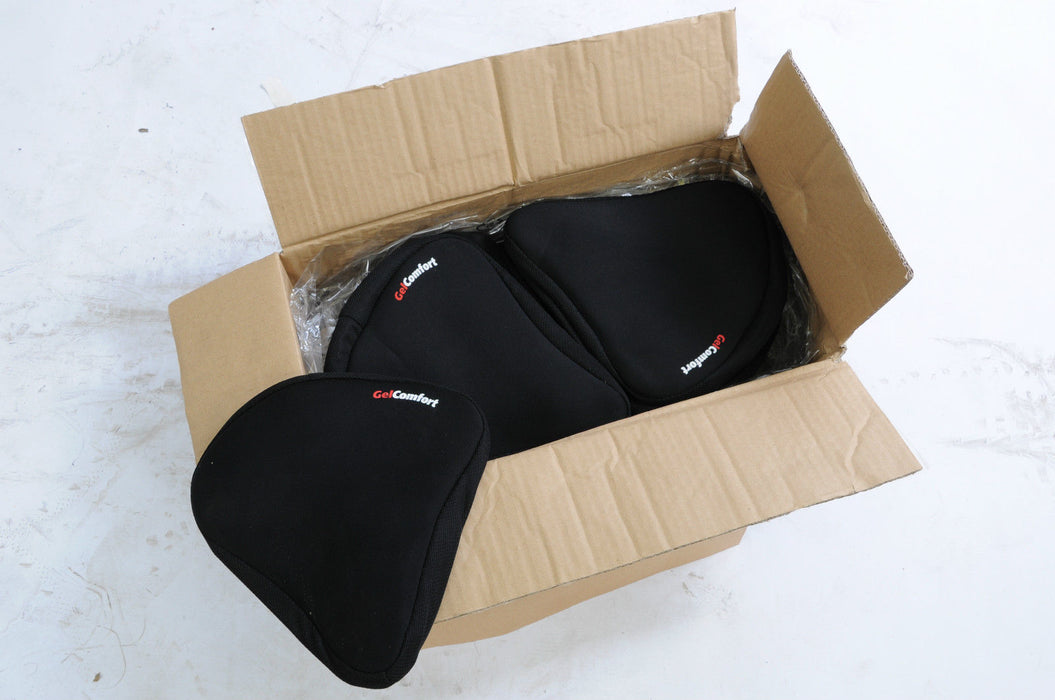 WHOLESALE JOB LOT 15 REAL GEL WIDE BIKE SEAT SADDLE COVERS COMFORT 25cm x 24cm - Bankrupt Bike Parts