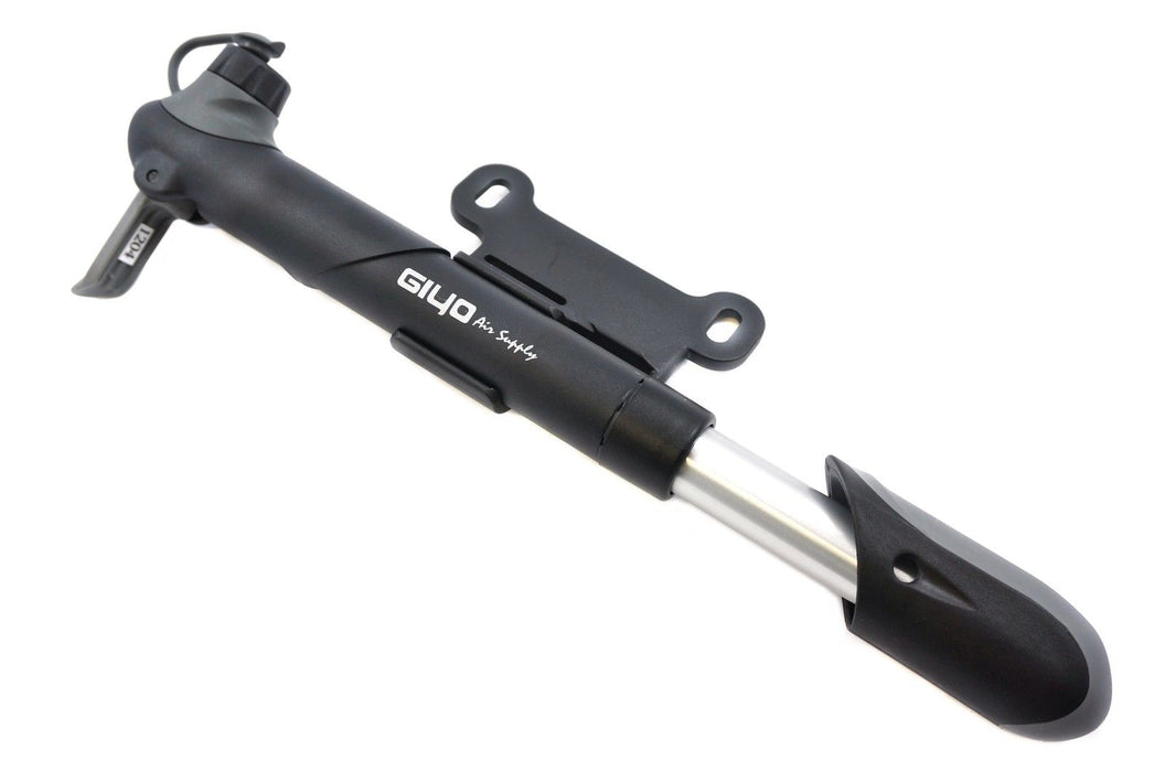 GIYO PLASTIC-ALLOY BARREL 7" MINI PUMP TELESCOPIC THUMBLOCK GP06S FOR UNDER £5