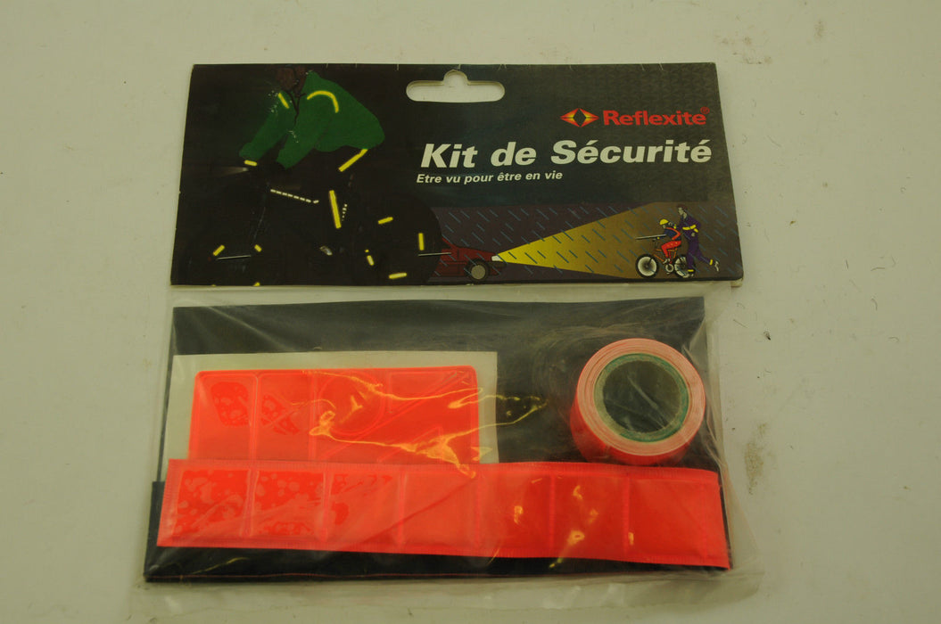 HI VIS REFLEXITE SAFETY KIT CHILDREN BE SAFE BE SEEN BIKES, SCHOOL BAGS,HELMETS