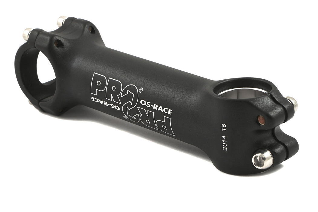 PRO 25.4 & 28.6mm RACING BIKE AHEAD HANDLEBAR STEM FOR OVERSIZE HANDLEBARS BLACK