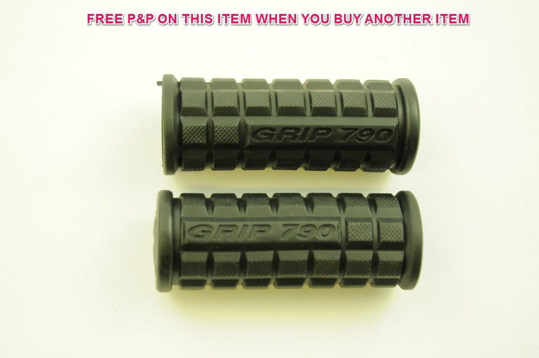 PAIR BLACK CHILDS BIKE-TRIKE-SCOOTER HANDLEBAR GRIPS 80mm KIDDIES CHILDREN CYCLE