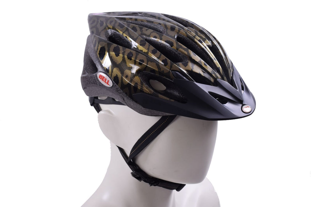 BELL VELA GOLD LEOPARD WOMENS BIKE HELMET LADIES CYCLE 50-57cm IDEAL PRESENT