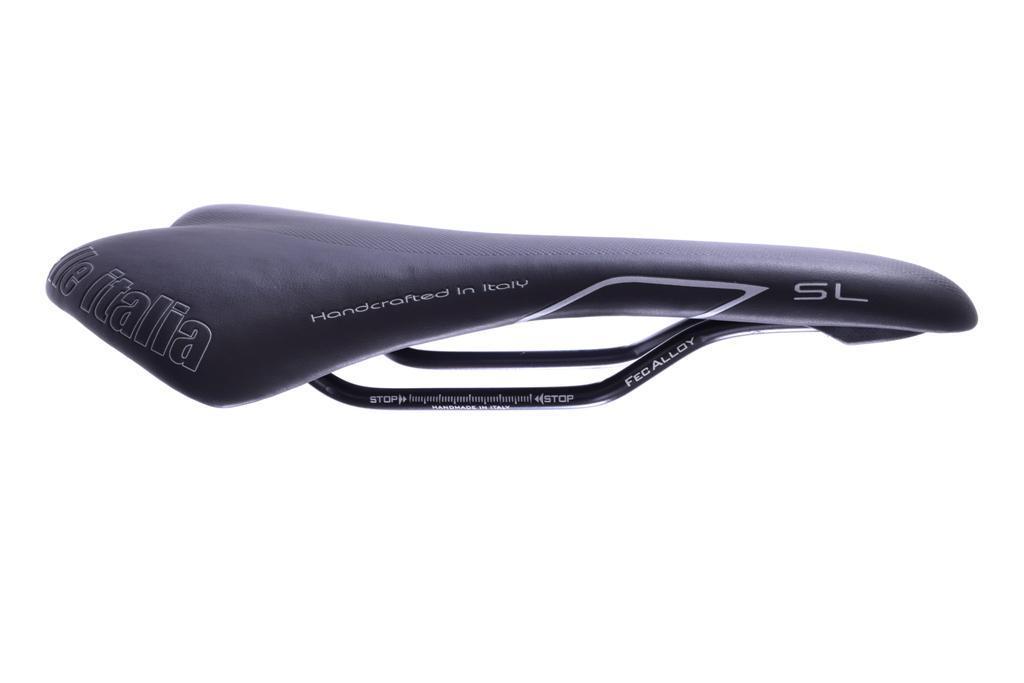 SELLE ITALIA SL LIGHTWEIGHT FIBREGLASS RACE SPORTS HANDMADE SADDLE BLK 50% OFF