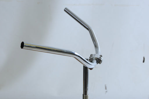 COW HORN STYLE HANDLEBAR + 4 BOLT STEM FOR 1” FORKS IDEAL CRUISER SCHWINN BIKE - Bankrupt Bike Parts