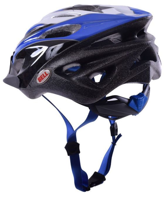 BELL VENTURE "IN-MOLD" CYCLE BIKE HELMET 54 - 61cm BLUE WHITE BLACK 50% OFF