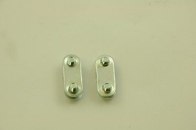 STEEL CYCLE MUDGUARD FIXING PLATES FOR VINTAGE-CLASSIC BIKES WITH HOOP STAYS - Bankrupt Bike Parts