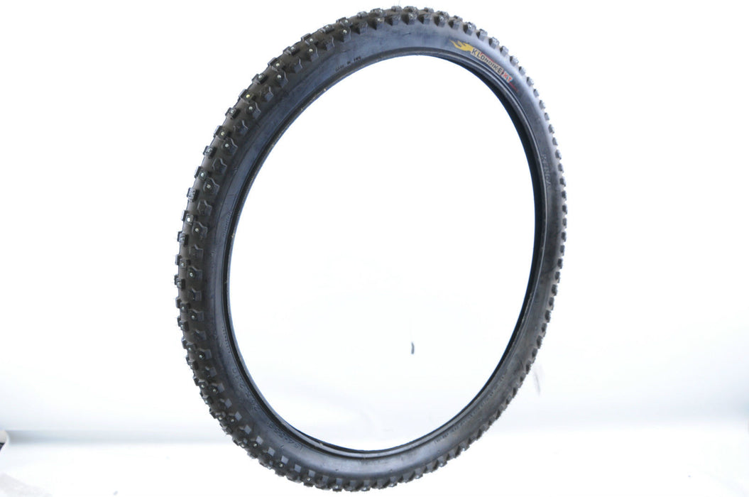 A KENDA KLONDIKE XT K1013 26 x 2.1STUDDED SNOW BIKE TYRE 559 RIM 252 STUDS! REDU