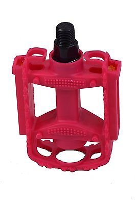 PAIR CHILDREN’S KIDDIES 1-2” BIKE PEDALS NON-SLIP SUIT OPC ONE PIECE CRANK PINK