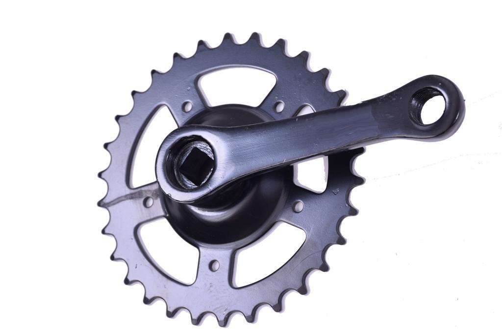 CHILDS BIKE 30 TEETH SINGLE COTTERLESS CHAINWHEEL & CRANK SET,105mm LONG CRANK,