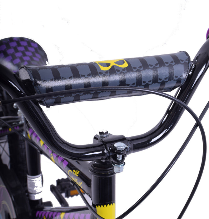 NEW THE SIMPSONS BART SIMPSON 'BARTMAN' 16" WHEEL BMX BOYS BIKE BLACK-PURPLE