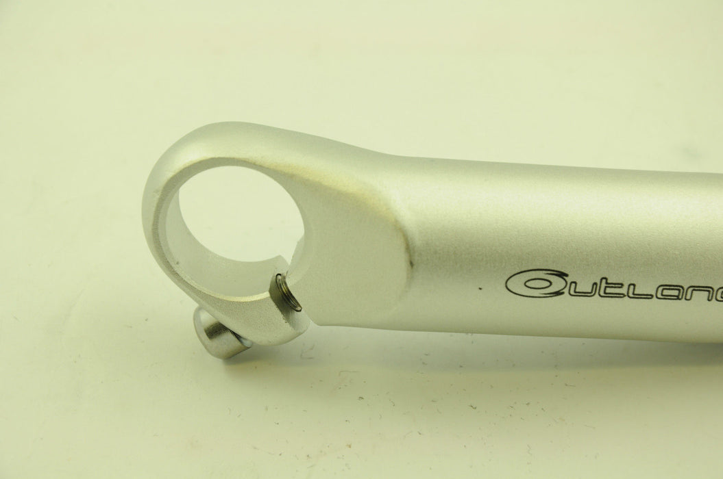 RALEIGH OUTLAND SILVER SKI PROFILE MTB BIKE BAR ENDS LIGHTWEIGHT ALLOY OBE0015