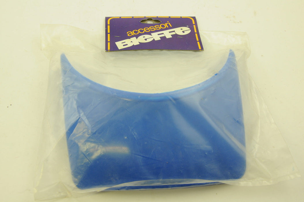 OLD SCHOOL BMX 80`s MADE BIEFFE HELMET SHIELD VISOR GUARD NEW OLD STOCK BLUE NOS