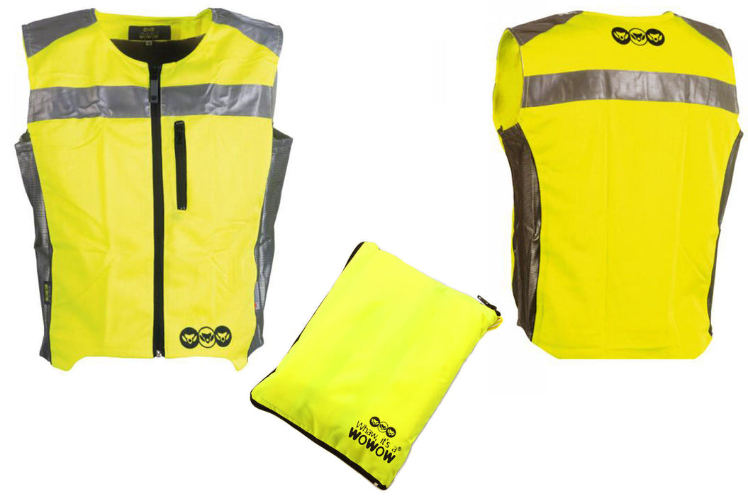 HI END WOWOW HI-VIS 3M REFLECTIVE ZIPPED VEST-WAISTCOAT XXXLARGE 60% OFF