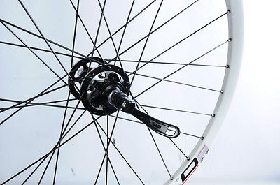 DOWNHILL MTB 26”WHEEL SET QUAD 2.7 DISC RIM, EQUIPE PRO HUB FRONT 8-9 SPD CASSET