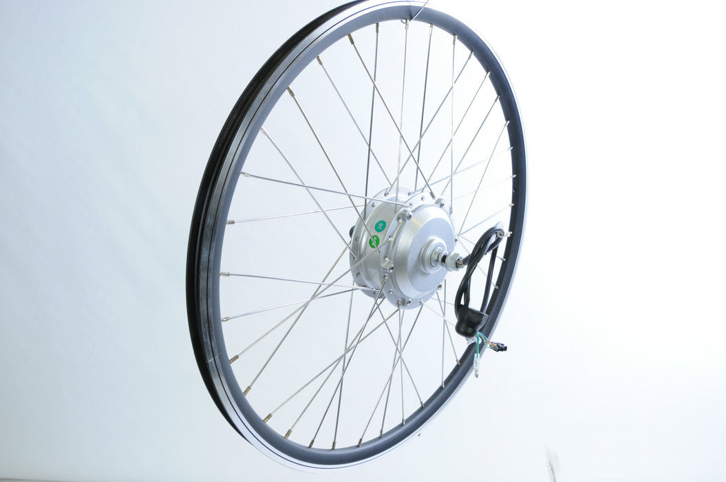 26" WHEEL WITH ELECTRIC FRONT WHEEL DRIVE HUB MOTOR 36V VOLT 250W WATT E BIKE ETC