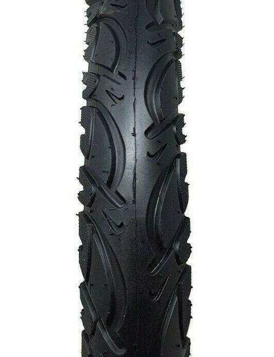 Pair 18 x 2.50 (64 - 355) Heavy Duty Electric Bike Black Scooter Tyres E-50 Rated