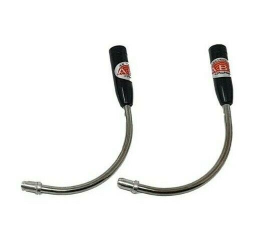 2 PROMAX ABS CONTROLLER BIKE BRAKE CABLE 90 DEGREE V BRAKE PIPE BLACK / SILVER