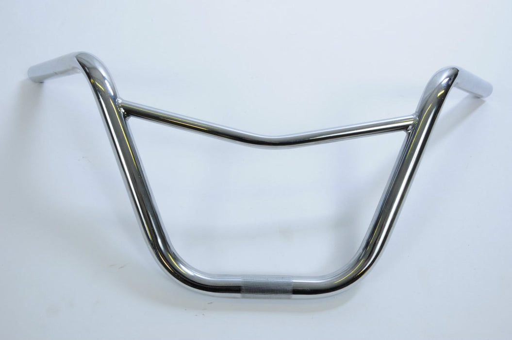 OLD SCHOOL BMX RALEIGH BURNER TYPE 80’s STYLE V BAR CHROME HANDLEBARS UNUSED