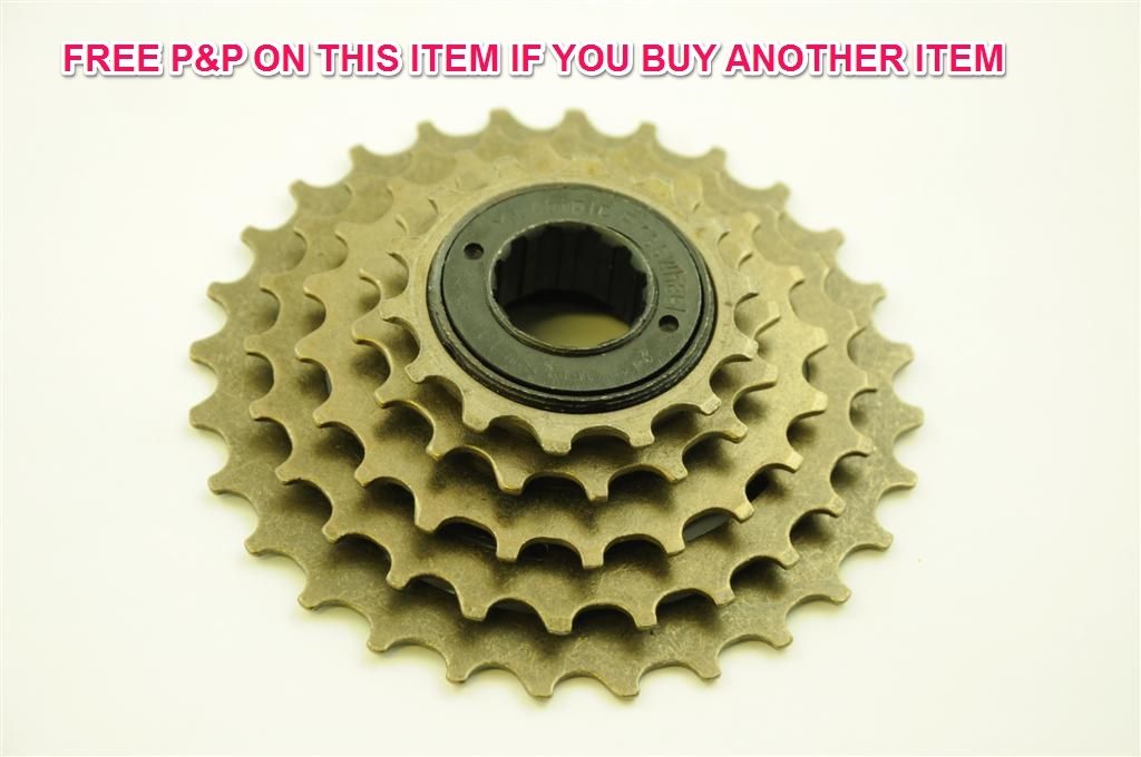 50’s,60’s,70’s,80’s RACING BIKES NON INDEX 5 SPEED 14-28 FREEWHEEL (SPROCKET CAS