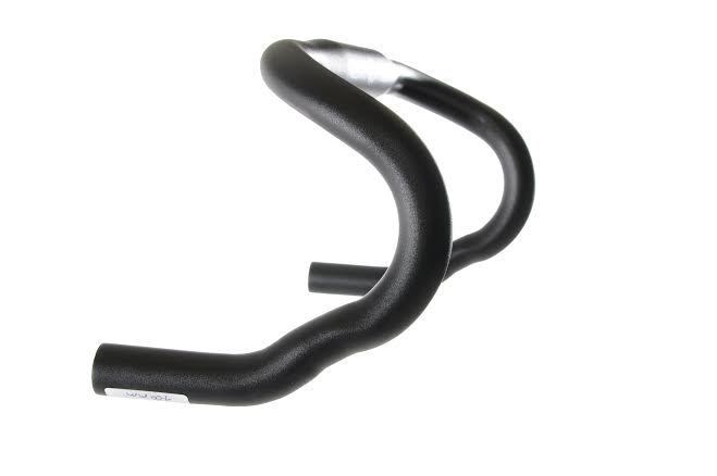 OVAL CONCEPTS R100 ANATOMICAL ROAD BIKE-FIXIE HANDLEBAR LIGHT 6061 ALLOY BLACK