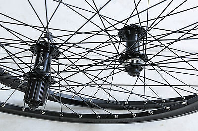 700c WHEELS SHIMANO DEORE FH-M595 DISC 8 9 SPD CASSETTE 622 -19 VISION PLUS RIMS