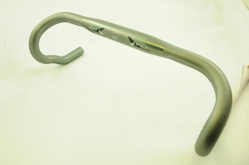 SHIMANO PRO PLT COMPACT ANATOMIC DROP RACE HANDLEBARS 31.8mm OVERSIZE 42cm GREY