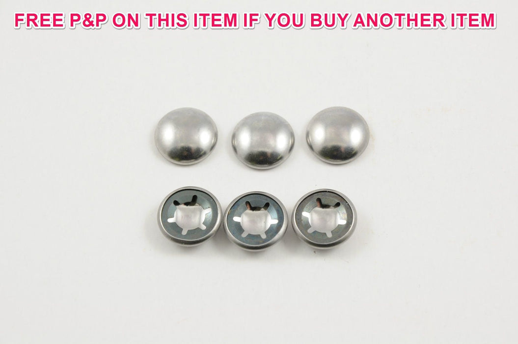 6 x 7/16" STAR LOCK DOME END AXLE CAPS FOR PRAMS,PUSH,CHAIRS,STROLLERS,BUGGIES