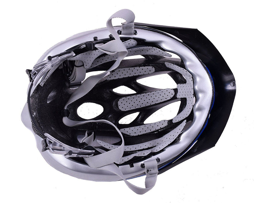 GIANT IXION TRAIL TOP QUALITY CYCLE HELMET SMALL-MEDIUM 51-54cm SILVER & WHITE