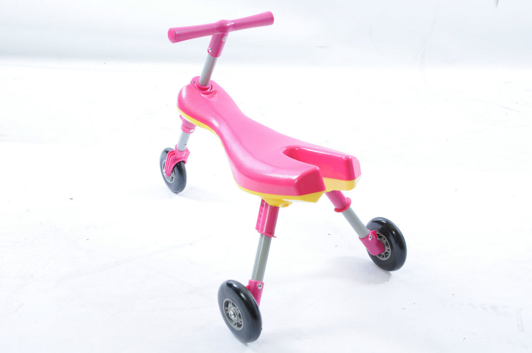 SCUTTLE BUG TRIKE KIDS MINI SCOOT ALONG FOLDING TRIKE PINK 1-4 YR GREAT PRESENT