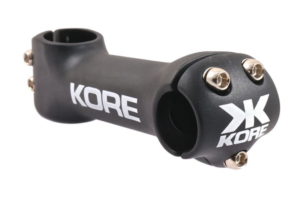 KORE 28.6mm 120mm REACH AHEAD HANDLEBAR STEM FOR 25.4mm HANDLEBARS MATT BLACK