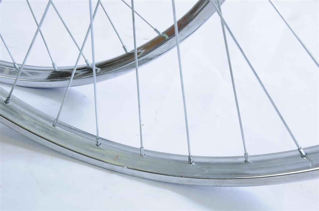 PAIR WHEELS VINTAGE ROADSTER BIKE 26 x 1 3-8 WESTRICK ROD OR CALIPER BRAKE RIMS