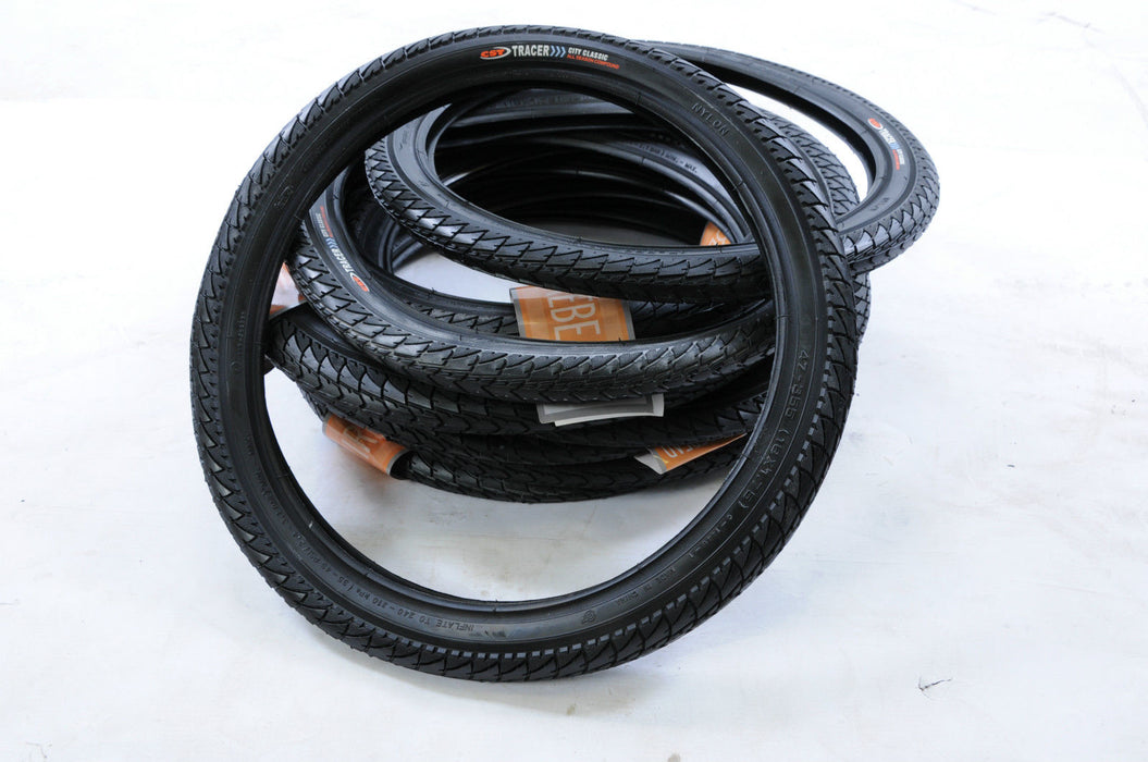 WHOLESALE JOB LOT TEN 18 x 1.75 (47–355) BMX ANY CHILDS BIKE BLACK CST TRACER TYRES