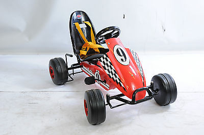 RED PEDAL GO-KART 10” WHEELS HAND BRAKE SUIT 4-6 YEARS EX DISPLAY BARGAIN