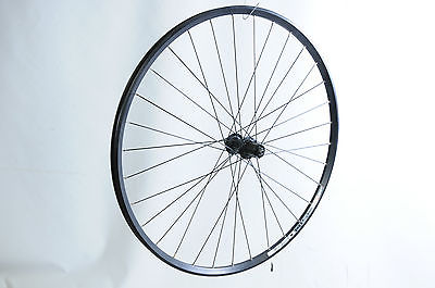 700c 622 x 19 SHIMANO CENTRE LOCK DISC REAR WHEEL 8-9 CASSETTE XC DW BLACK RIM - Bankrupt Bike Parts