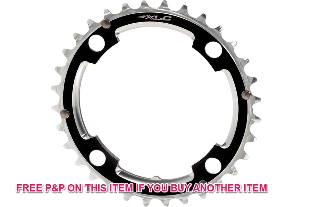 XLC 32TEETH BLACK CHAINRING MTB 7075 ALUMINIUM 4 ARM 104mm SRAM-SHIMANO £14 OFF