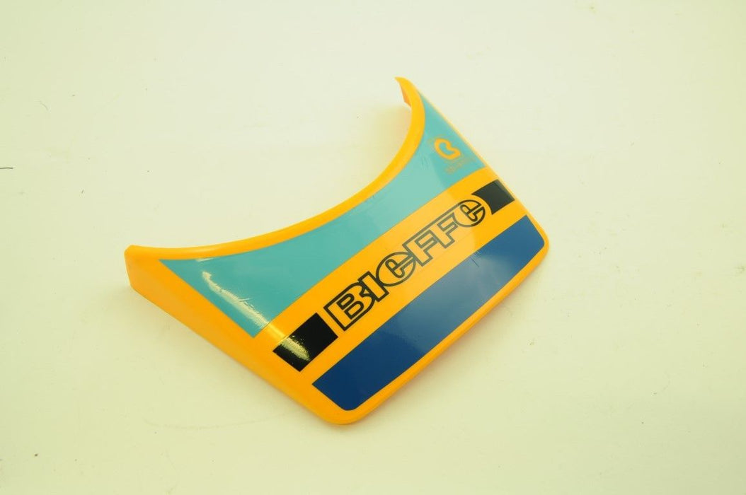 BIEFFE HELMET SHIELD VISOR GUARD NEW OLD STOCK YELLOW MADE IN 80's OLD SCHOOL