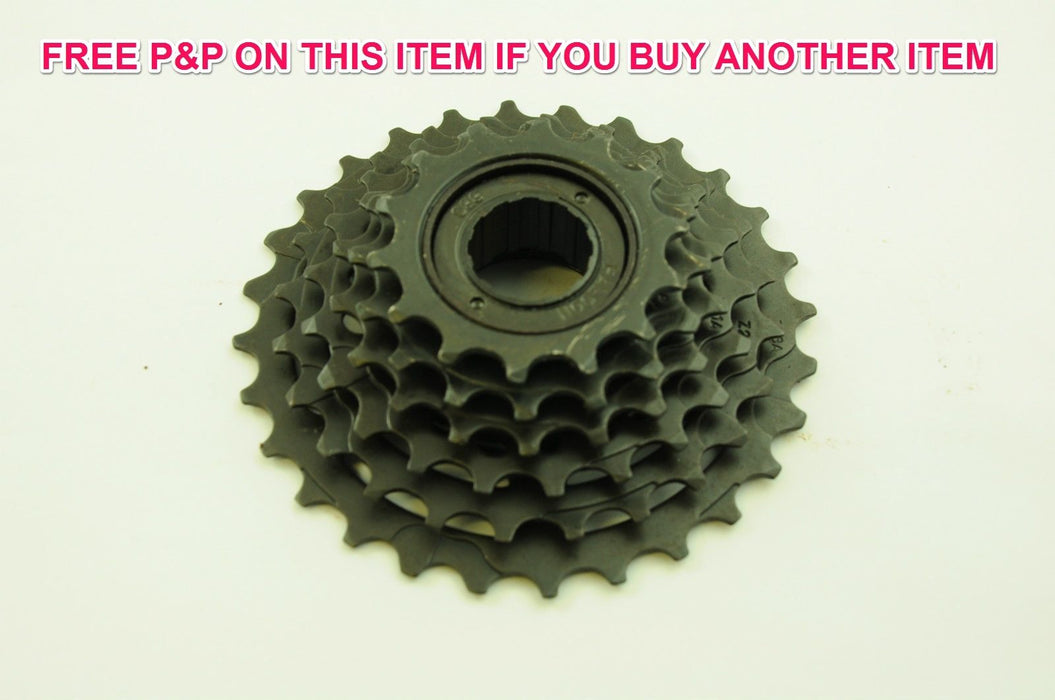 CHEAP MOUNTAIN BIKE 6 SPEED FREEWHEEL BLOCK 14-28 SCREW ON INDEX CASSETTE NEW