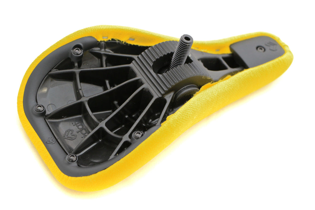 ECLAT GONZO PIVOTAL SEAT LIGHTWEIGHT SADDLE FAT PADDED YELLOW