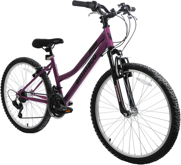 Ammaco Violet 26" Wheel Purple 16" Frame Women's Mountain Bike