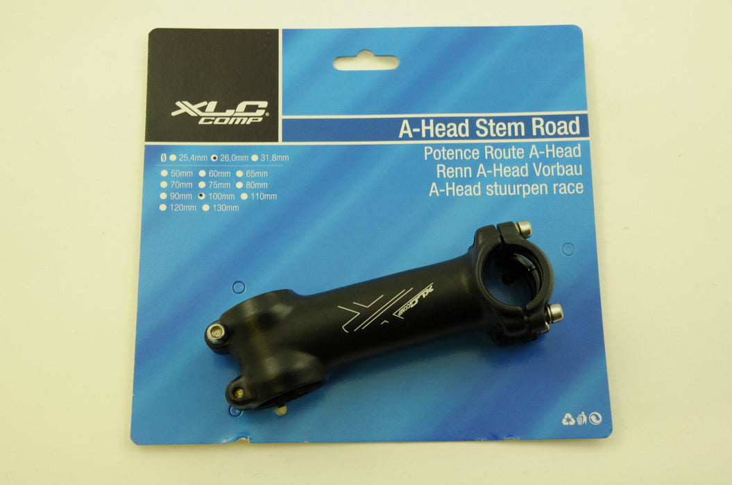 RALEIGH XLC ROAD 1.1-8 AHEAD HANDLEBAR BAR STEM 100mm x 26.mm STM070860Z 33% OFF